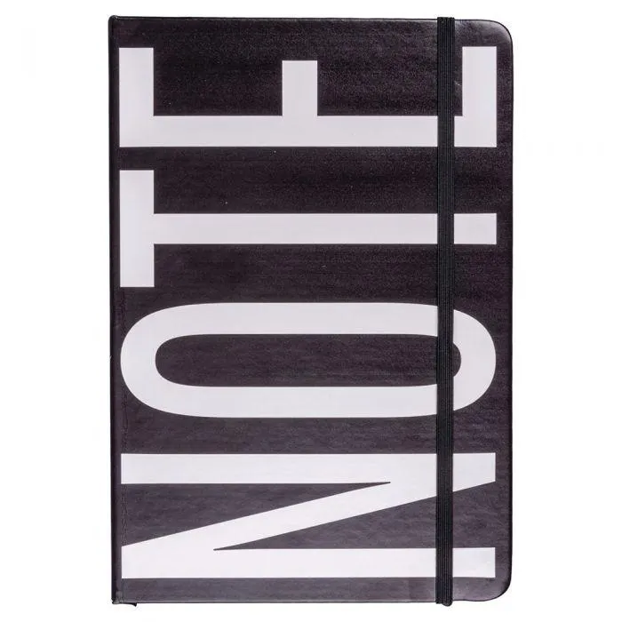Taccuino Note, copertina rigida, nero, Bigismore