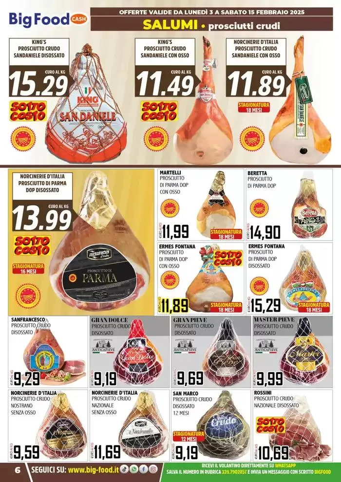 Carnevale innamorati della convenienza da 3 febbraio a 15 febbraio di 2025 - Pagina del volantino 6