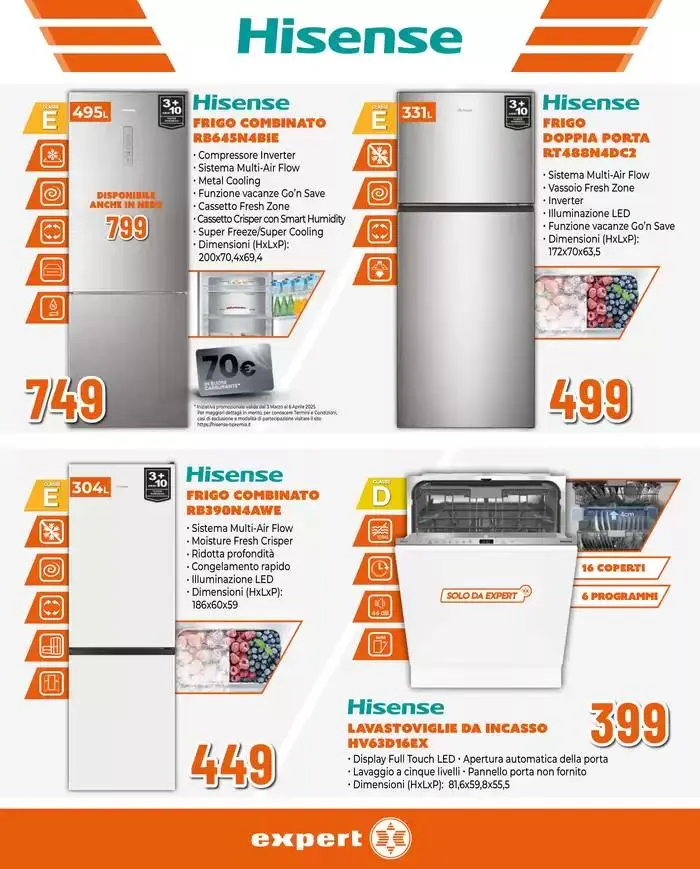 Speciale Grandi Elettrodomestici da Expert! da 27 marzo a 9 aprile di 2025 - Pagina del volantino 16