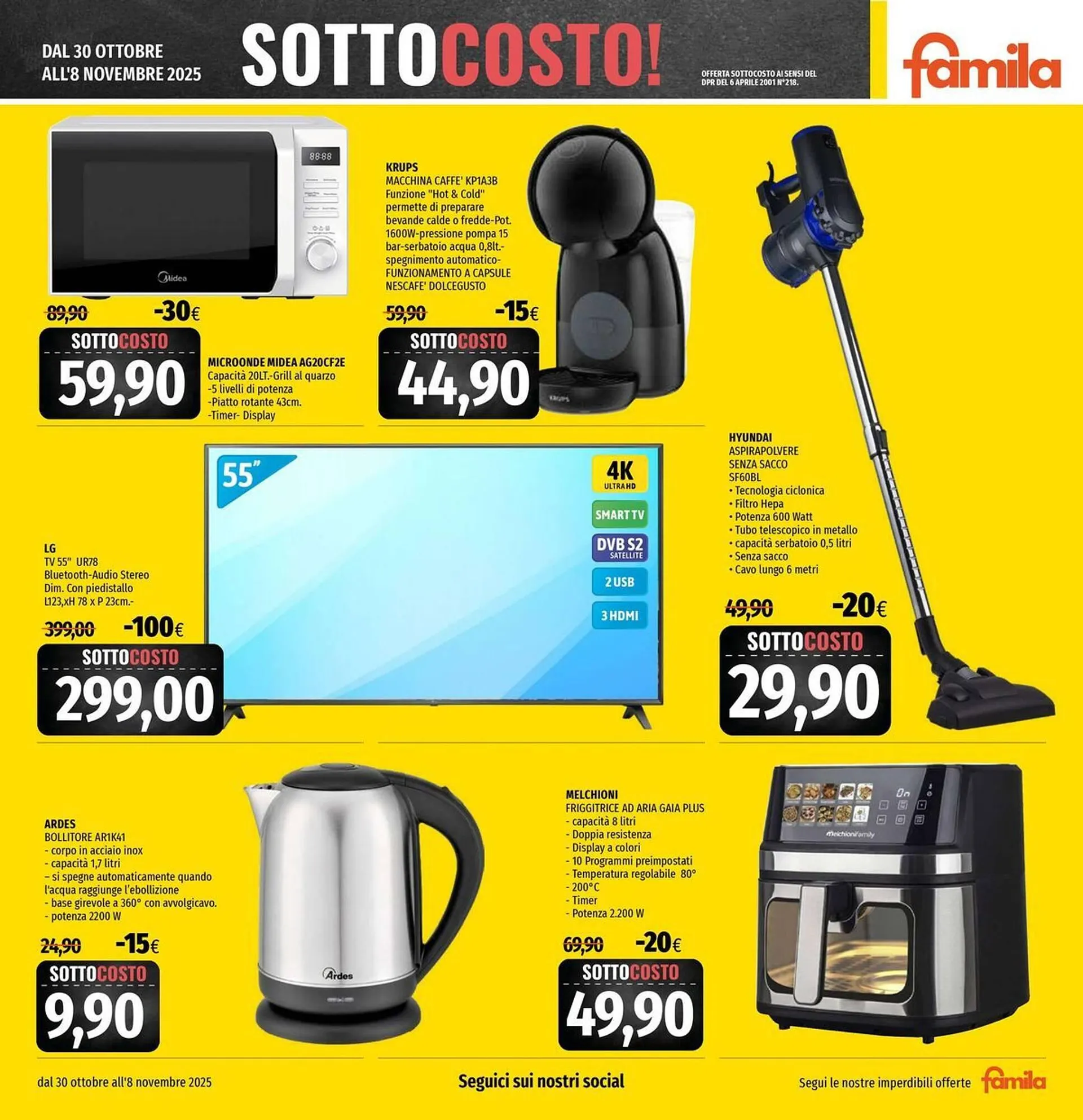 Volantino Famila Superstore da 30 ottobre a 12 novembre di 2025 - Pagina del volantino 7