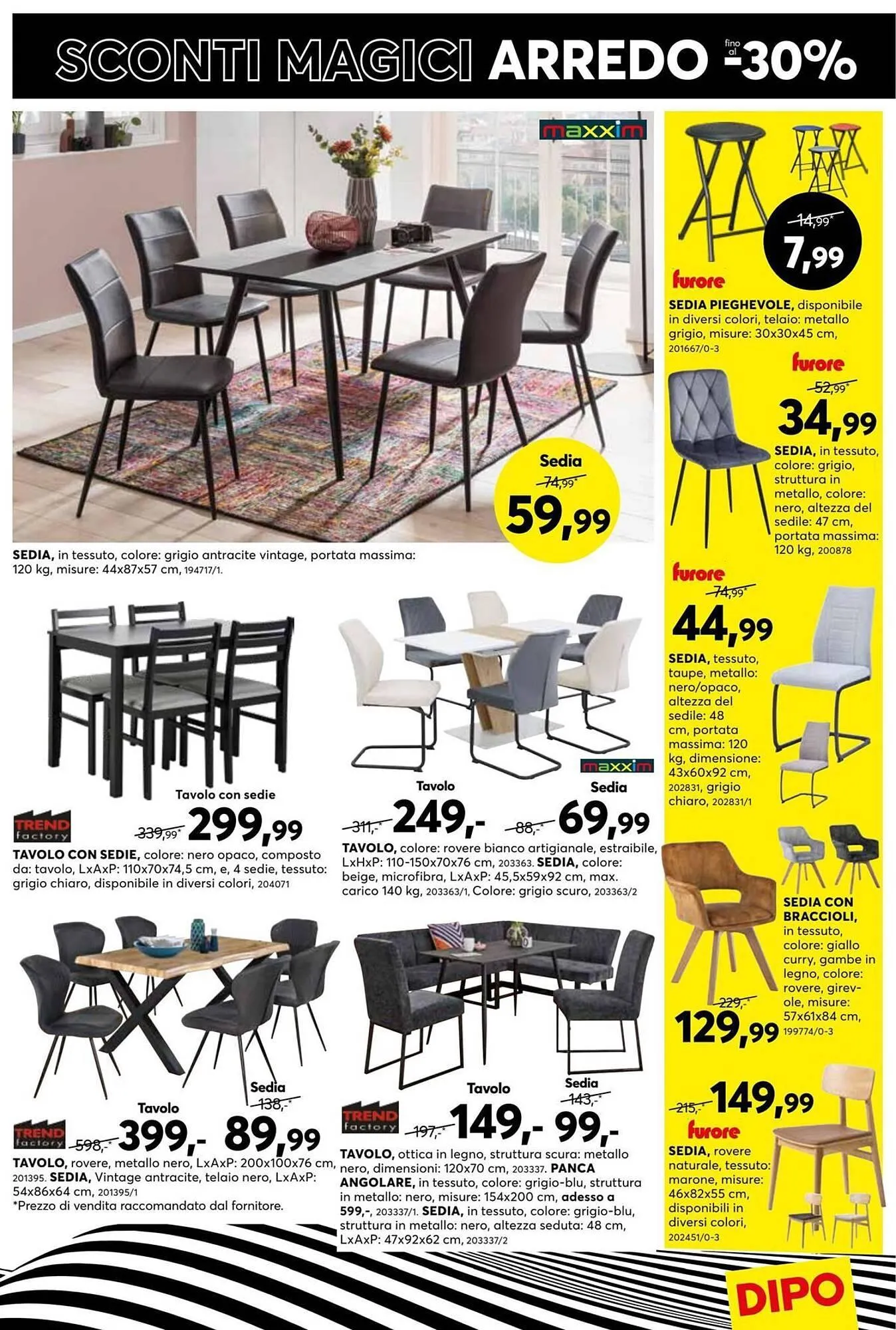 Volantino Dipo Arredamenti da 4 dicembre a 18 dicembre di 2025 - Pagina del volantino 7