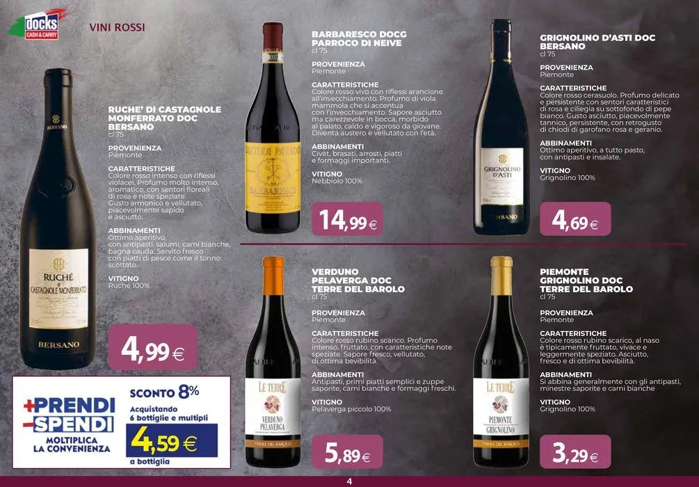 Catalogo Vini da 19 settembre a 16 ottobre di 2024 - Pagina del volantino 4