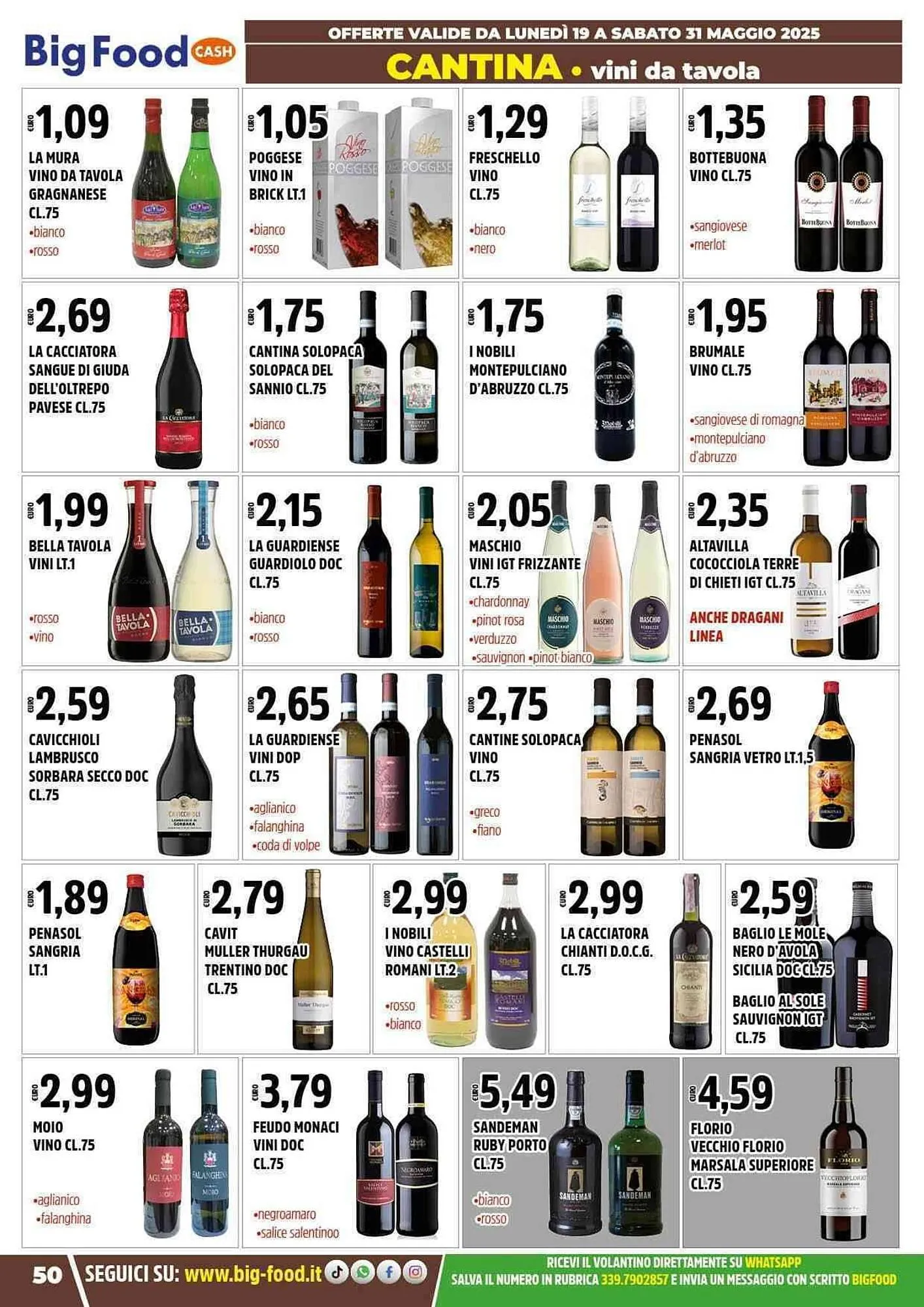 Volantino Big Food da 19 maggio a 31 maggio di 2025 - Pagina del volantino 50