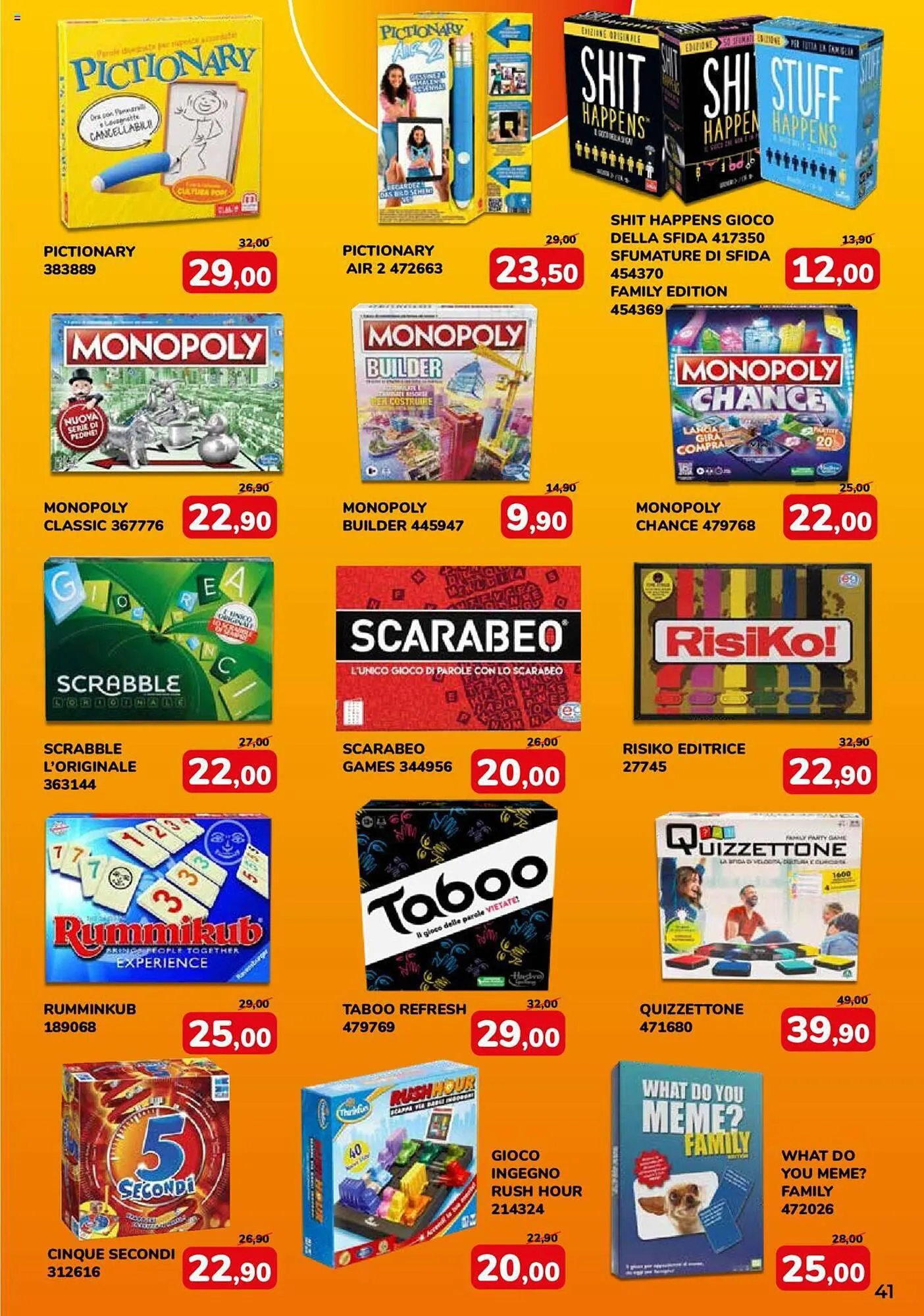 Volantino Orizzonte da 27 novembre a 6 gennaio di 2024 - Pagina del volantino 41