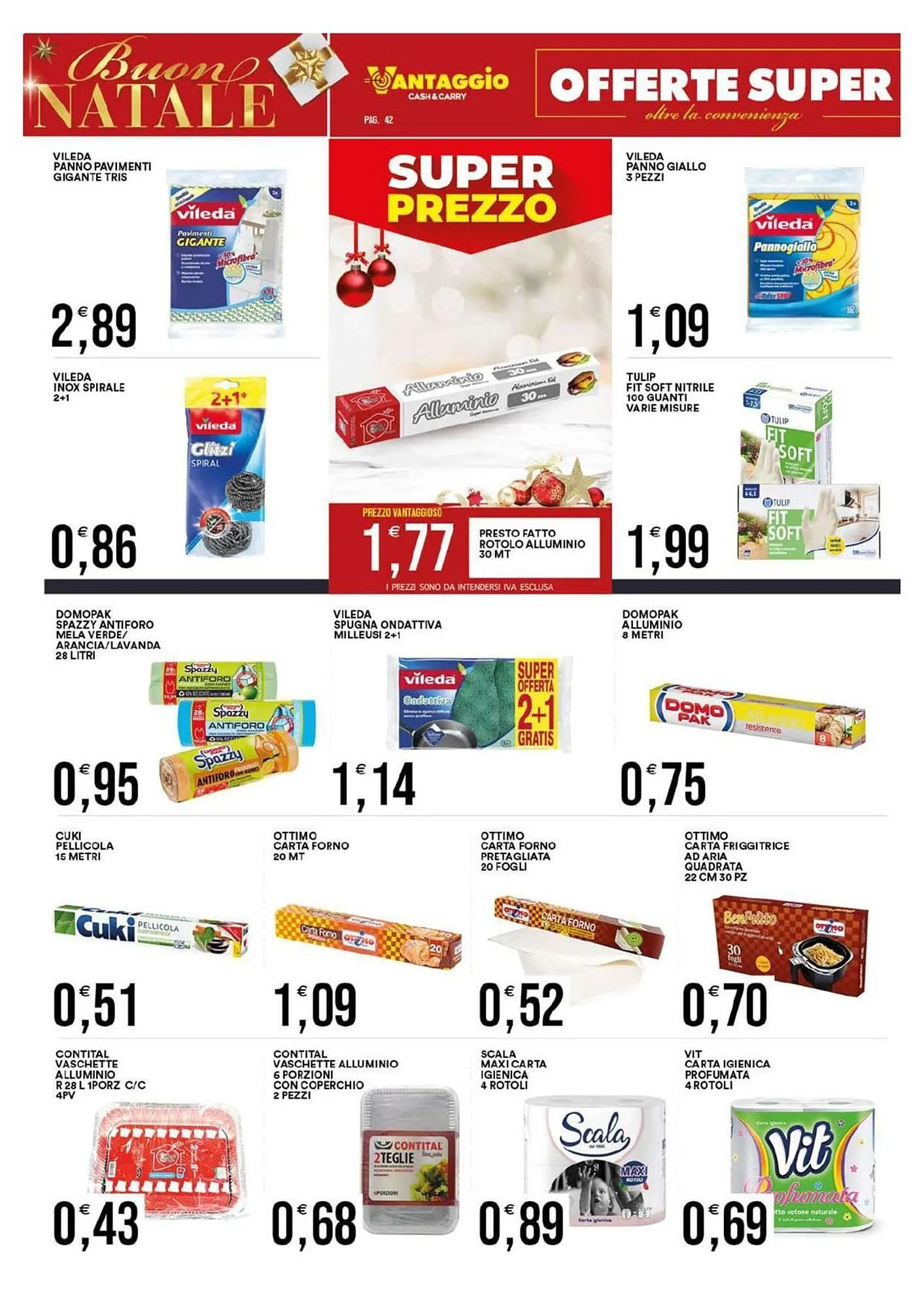 Volantino Vantaggio Cash&Carry da 15 dicembre a 27 dicembre di 2025 - Pagina del volantino 45
