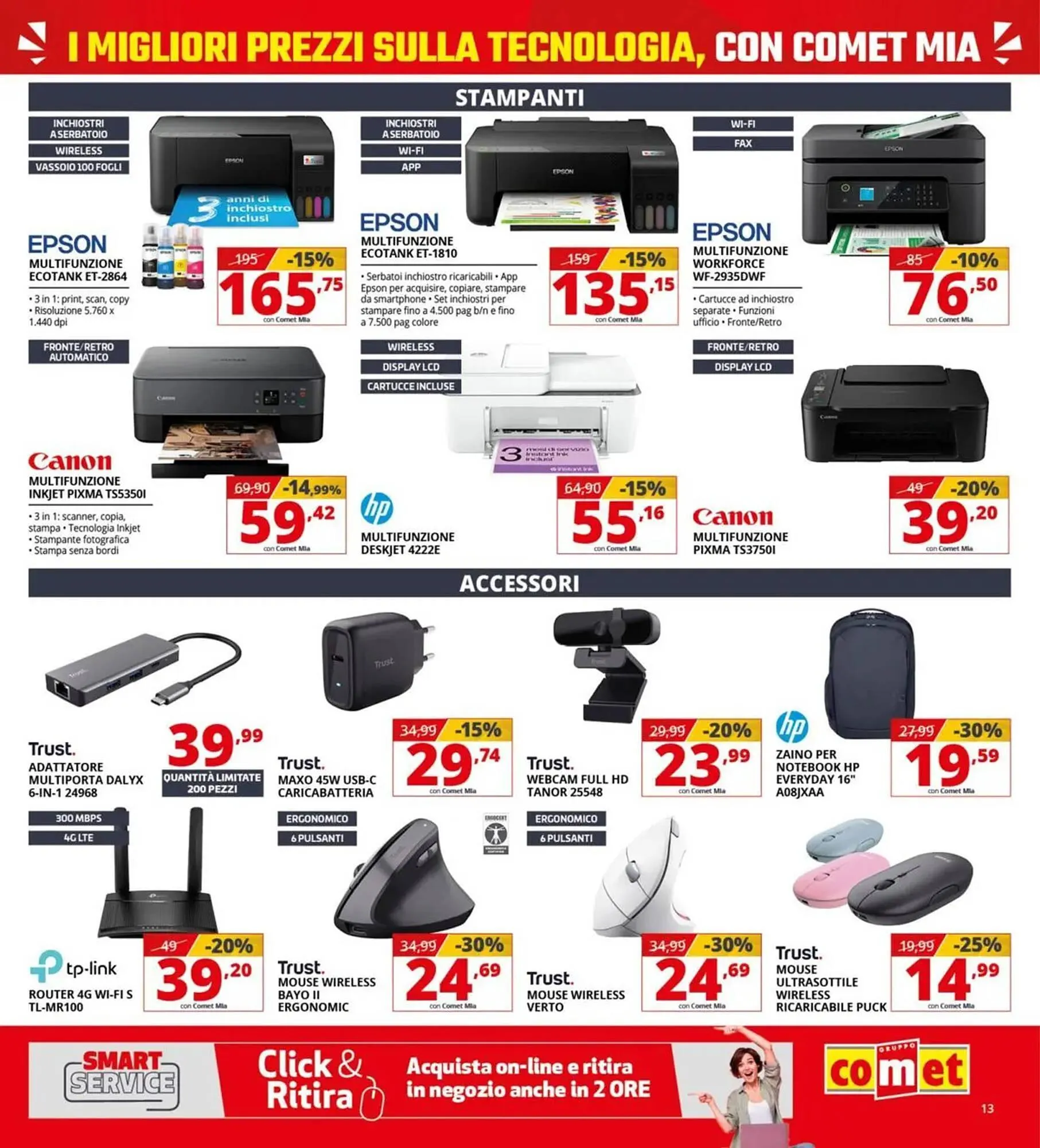 Volantino Comet da 19 marzo a 8 aprile di 2026 - Pagina del volantino 13