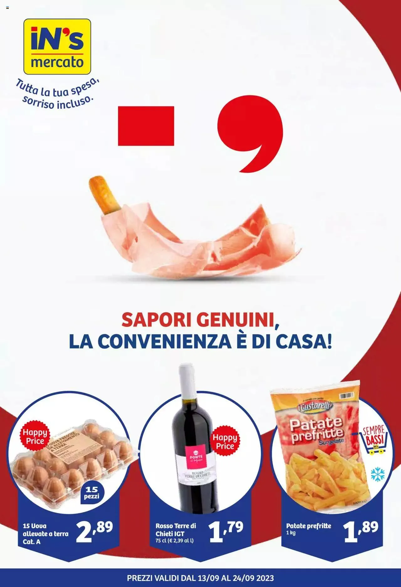 Volantino IN's da 13 settembre a 24 settembre di 2023 - Pagina del volantino 1