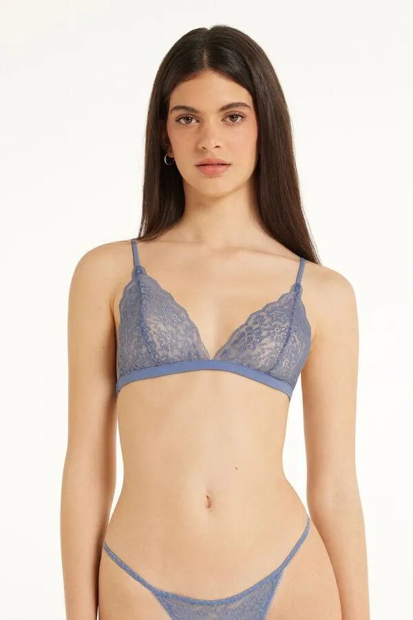 Sujetador Triángulo Lisbon Sin Relleno de Encaje Reciclado