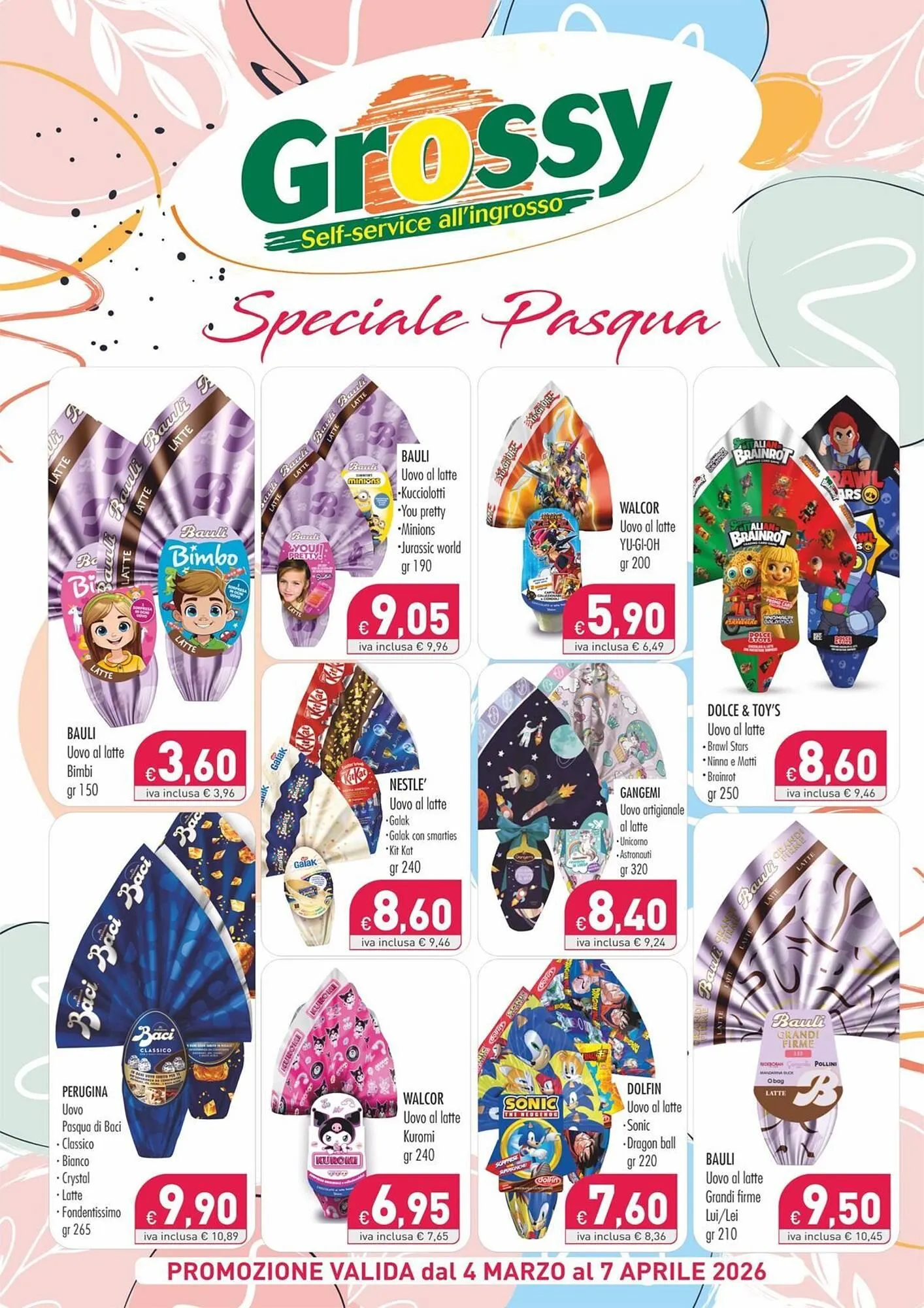 Volantino Cash & Carry Grossy da 4 marzo a 7 aprile di 2026 - Pagina del volantino 1