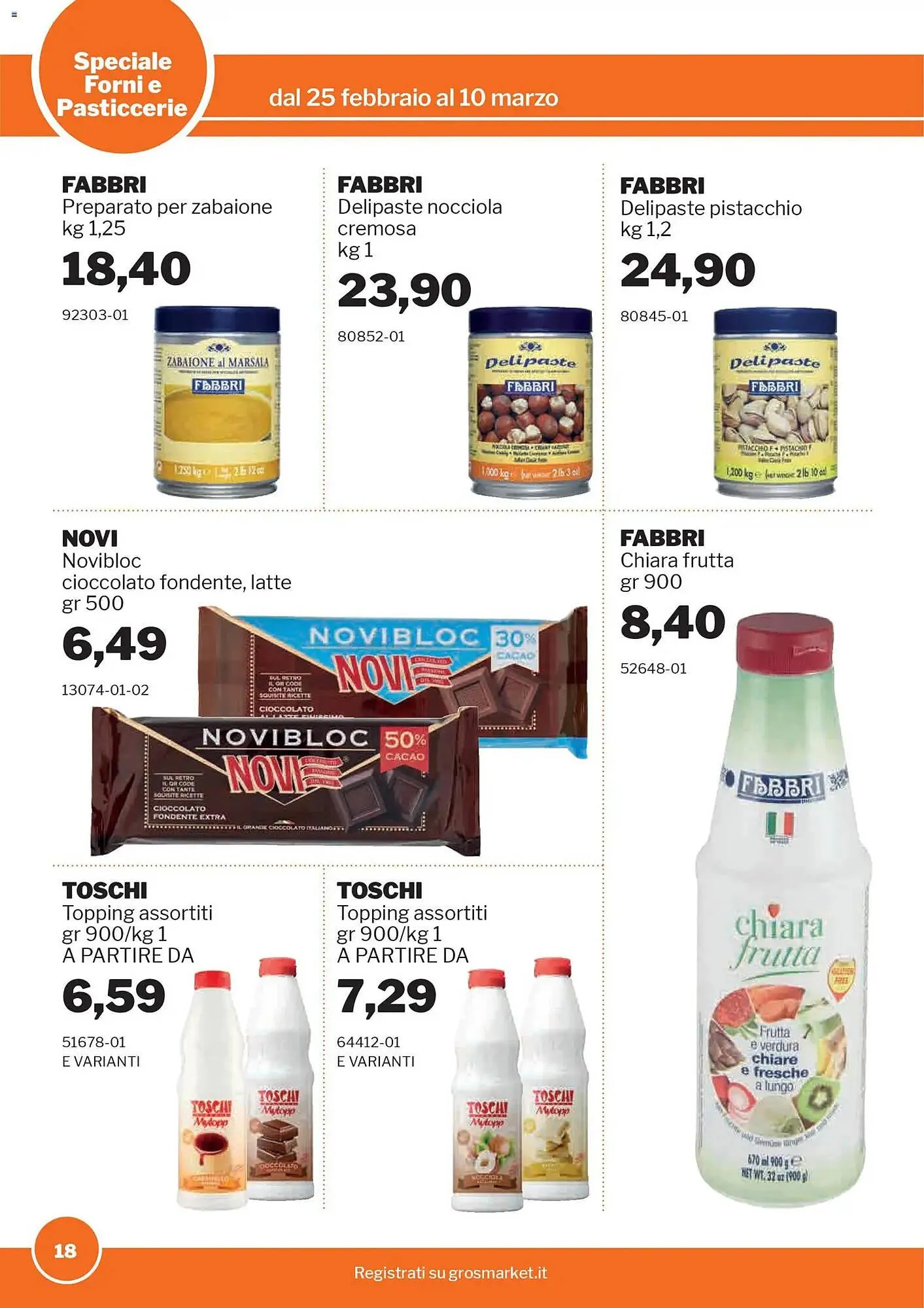 Volantino GrosMarket da 25 febbraio a 10 marzo di 2026 - Pagina del volantino 18