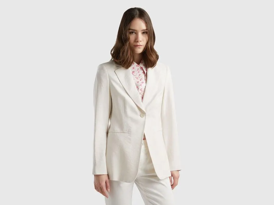 Blazer fluido sfiancato