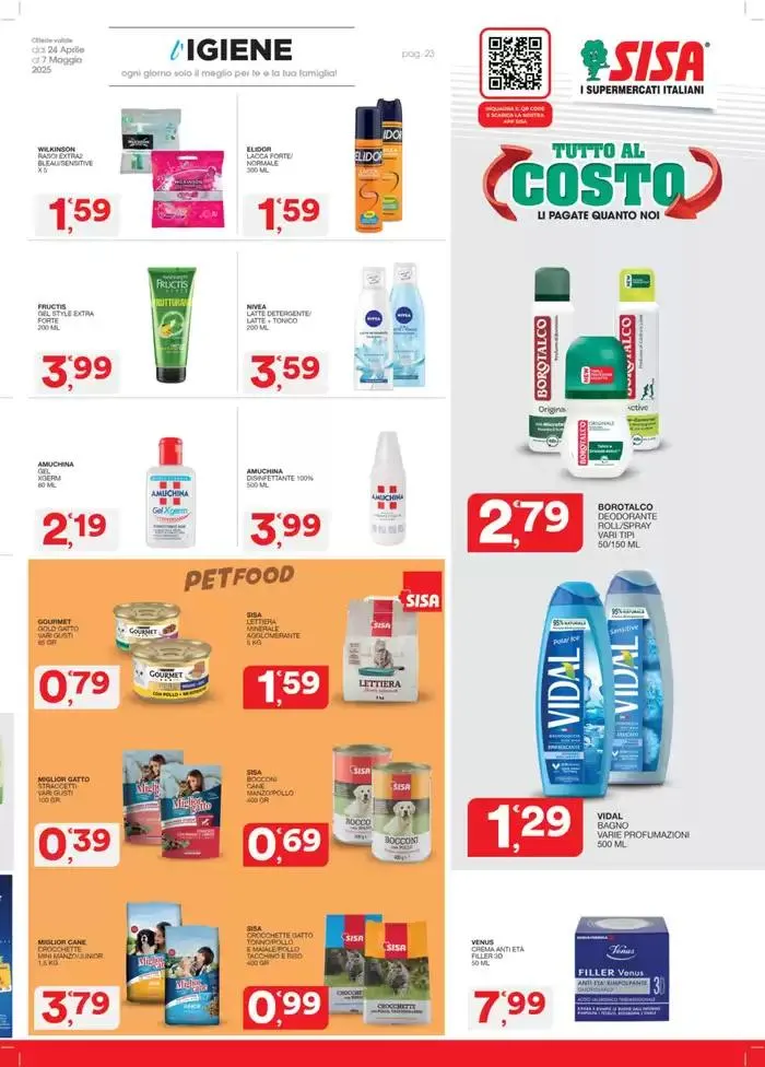 Tutto al costo da 24 aprile a 9 maggio di 2025 - Pagina del volantino 23
