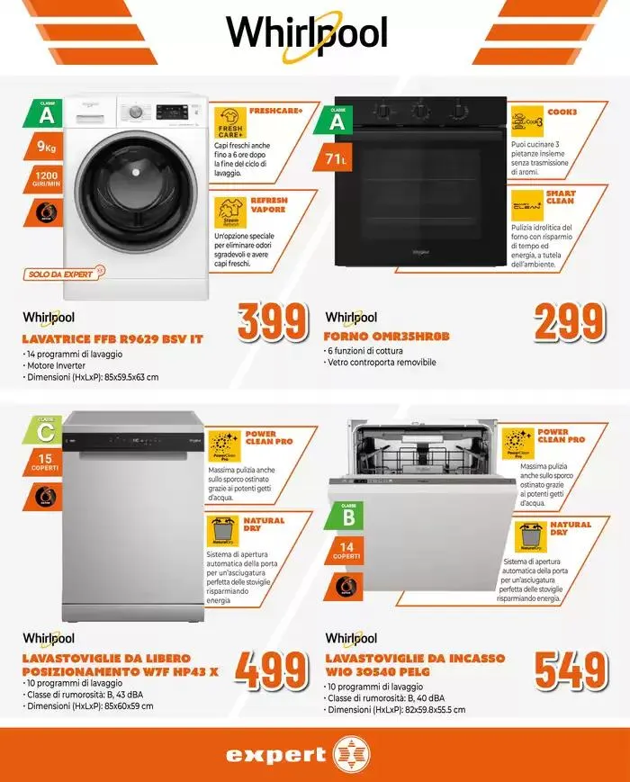 Speciale Grandi Elettrodomestici da Expert! da 27 marzo a 9 aprile di 2025 - Pagina del volantino 10