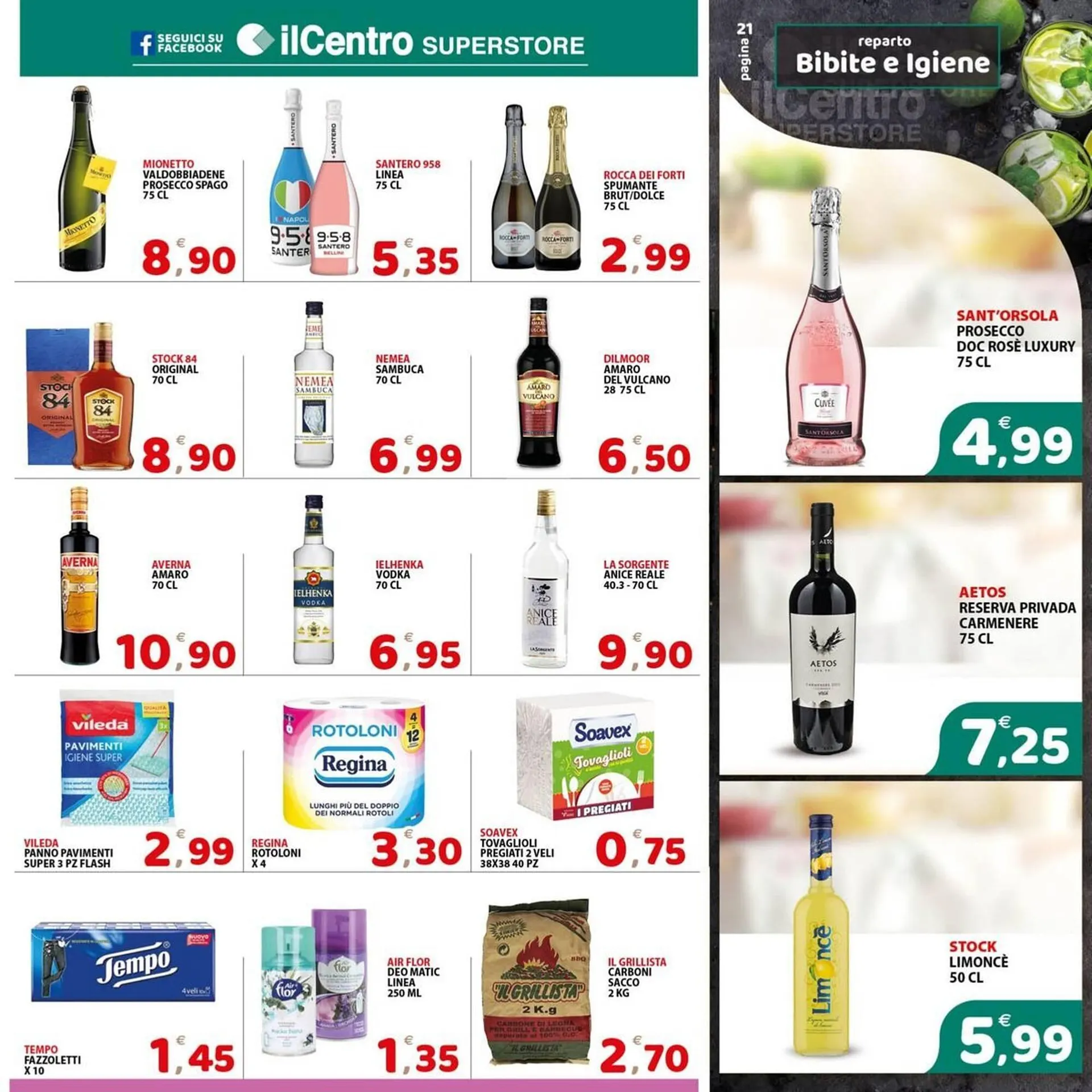 Volantino Il Centro Superstore da 30 giugno a 8 luglio di 2025 - Pagina del volantino 21