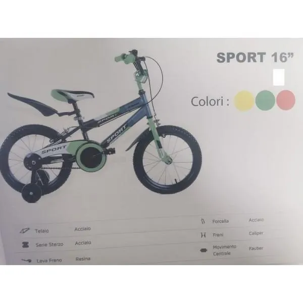 BKT BICI SPORT 16 GIALLA