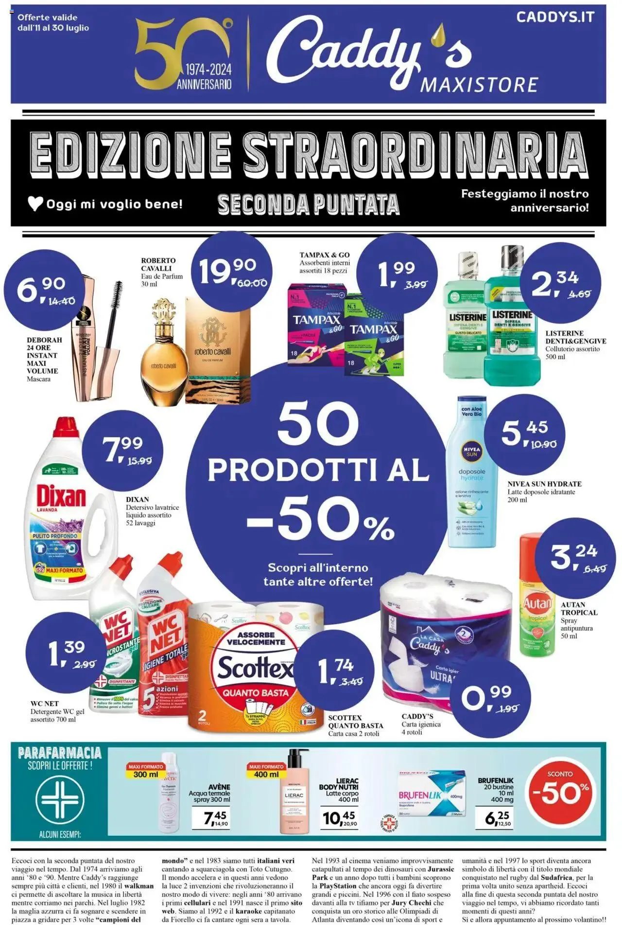 Volantino Caddy's Maxistore da 11 luglio a 30 luglio di 2024 - Pagina del volantino 1