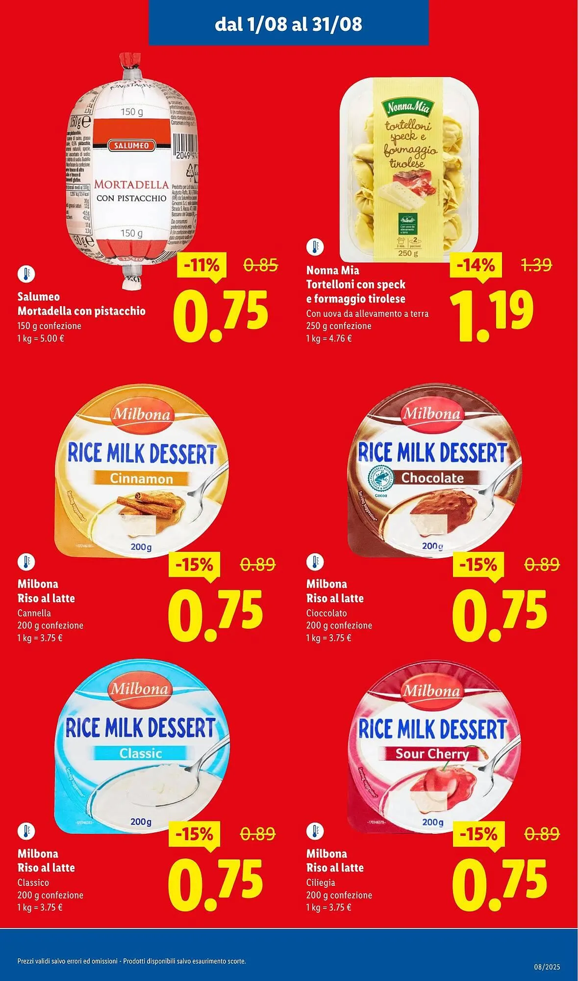 Volantino Lidl da 1 agosto a 31 agosto di 2025 - Pagina del volantino 3