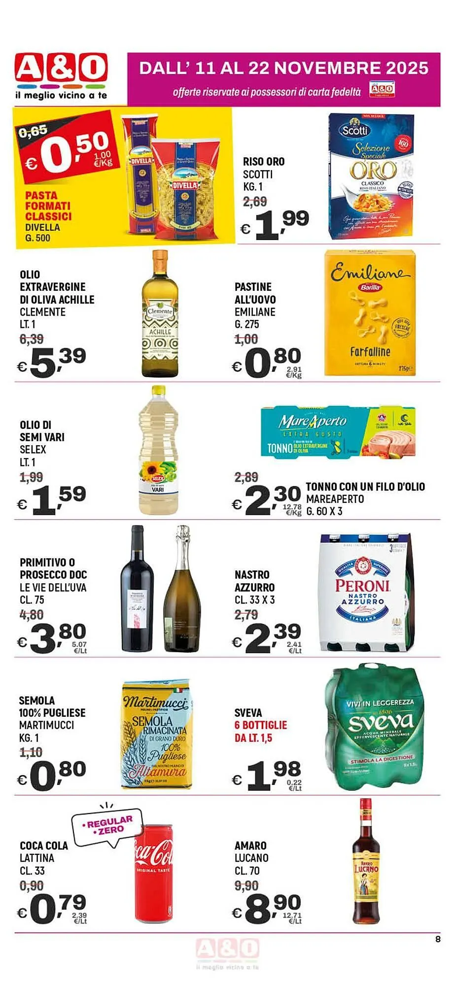 Volantino A&O da 11 novembre a 22 novembre di 2025 - Pagina del volantino 8