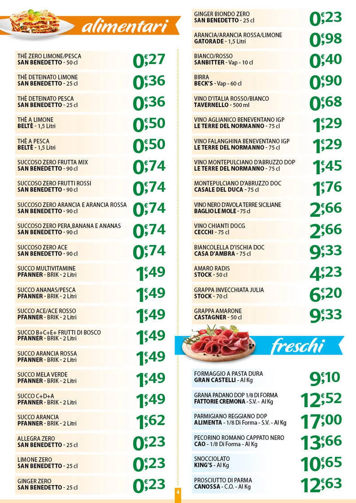 Volantino Gambardella Cash da 13 settembre a 16 settembre di 2025 - Pagina del volantino 4
