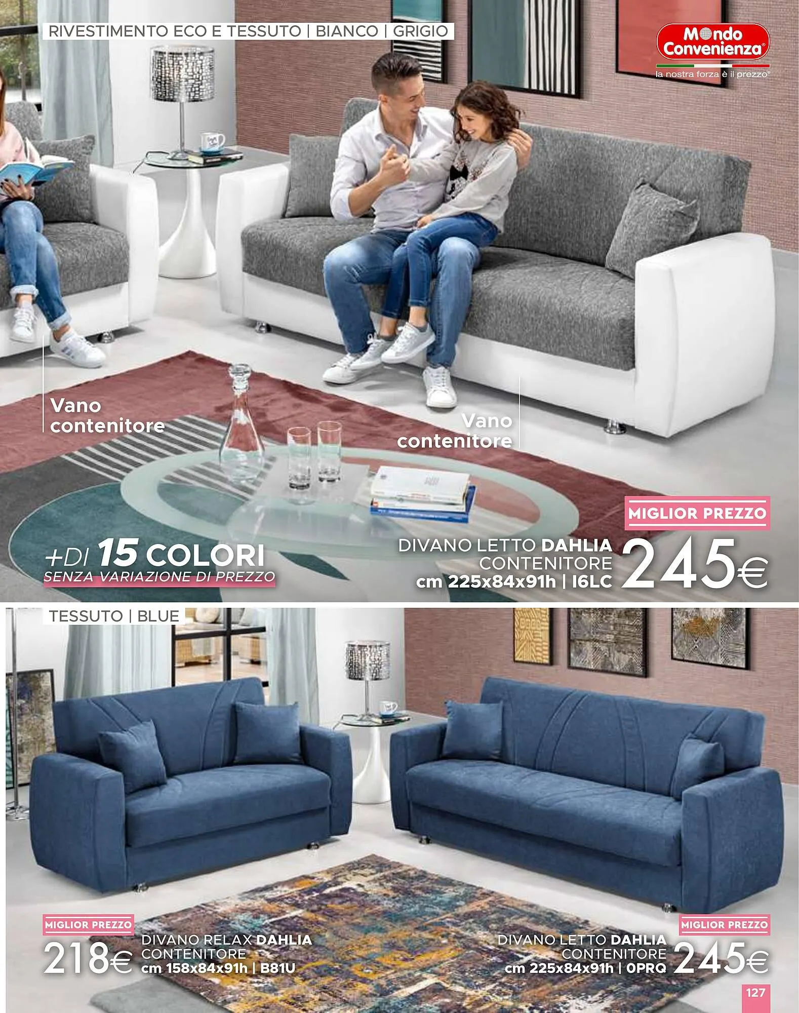 Volantino Mondo Convenienza da 1 aprile a 1 settembre di 2024 - Pagina del volantino 127