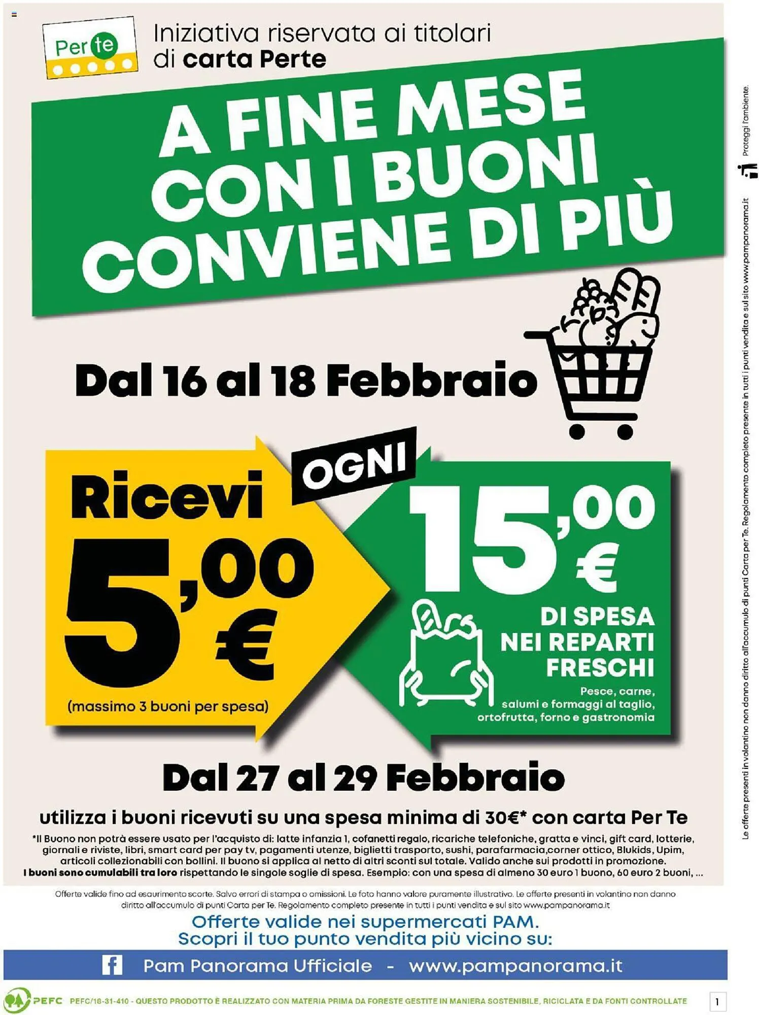 Volantino Pam da 15 febbraio a 28 febbraio di 2024 - Pagina del volantino 16
