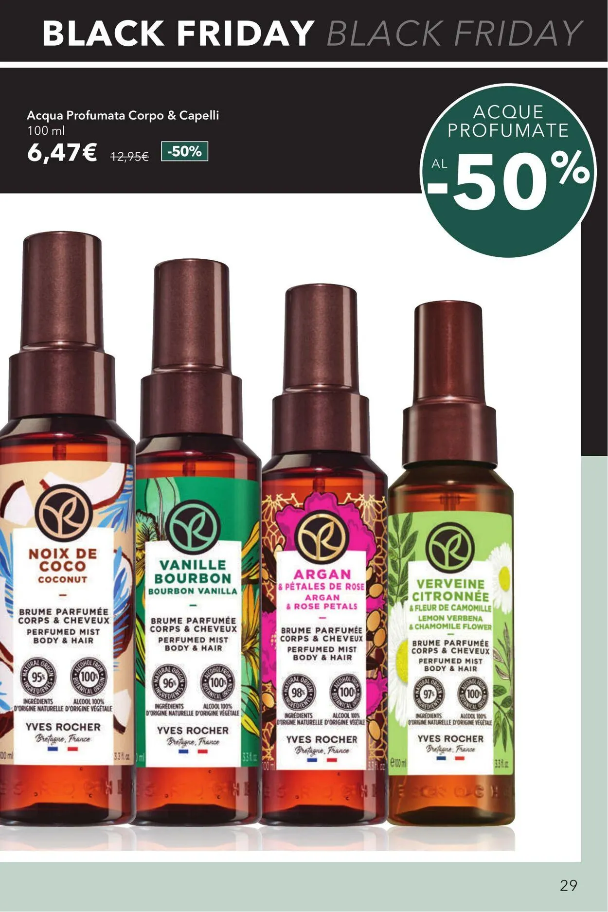 Yves Rocher Volantino attuale da 11 dicembre a 25 dicembre di 2025 - Pagina del volantino 29