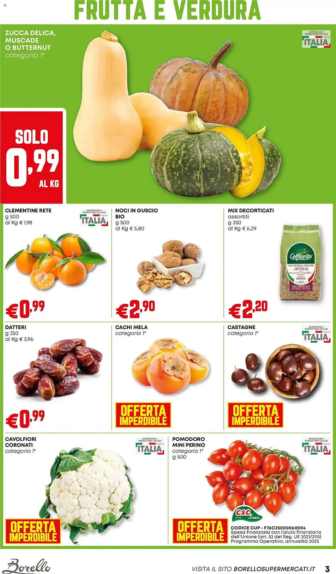 Volantino Borello Supermercati da 23 ottobre a 5 novembre di 2025 - Pagina del volantino 3