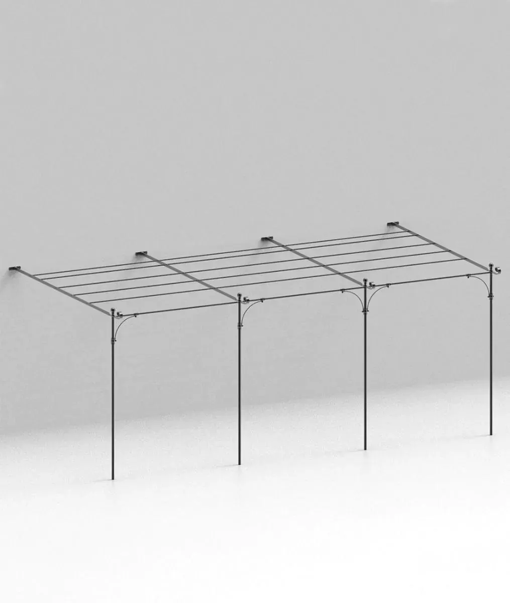 Estensione pergola Solaire addossata piana