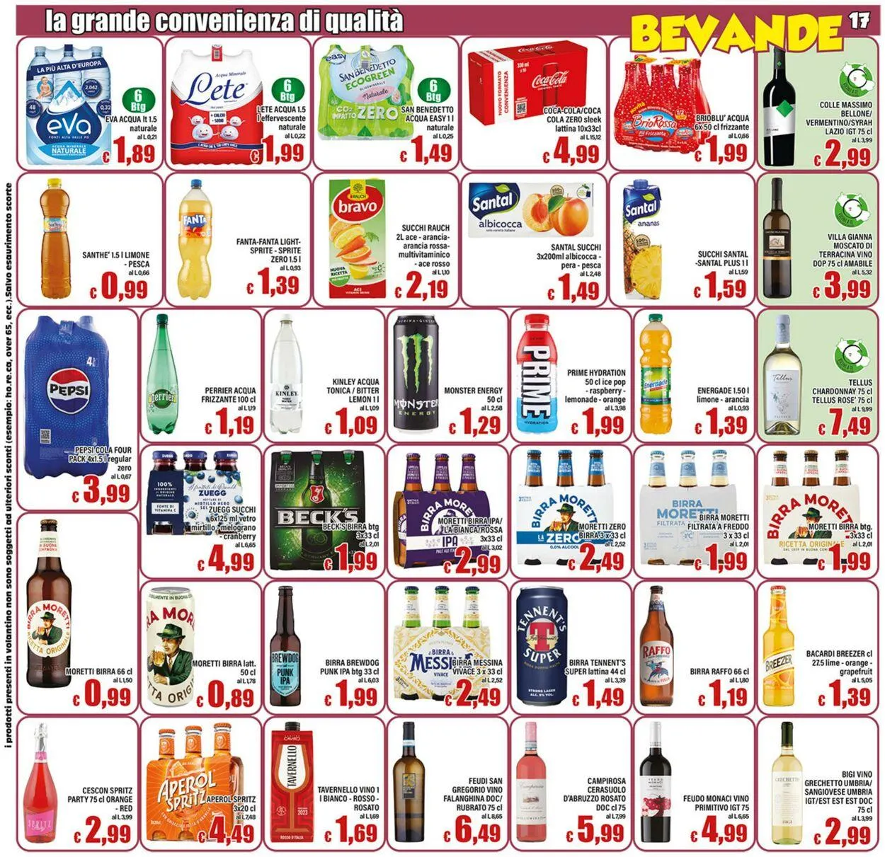 Top Supermercati Volantino attuale da 28 agosto a 11 settembre di 2025 - Pagina del volantino 17