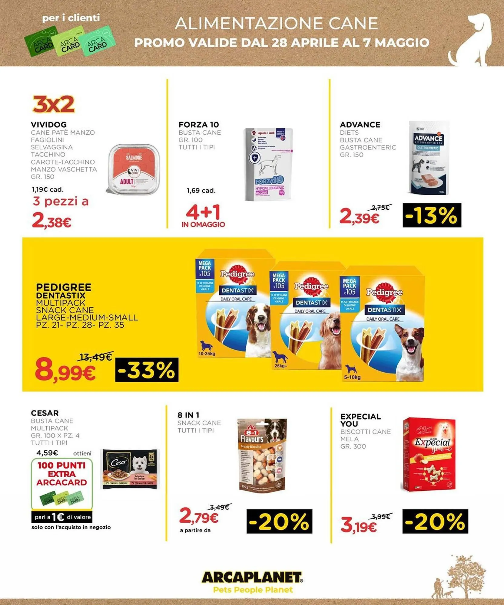 Volantino Arcaplanet da 28 aprile a 7 maggio di 2025 - Pagina del volantino 9
