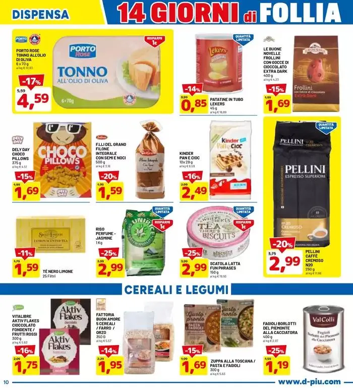 14 giorni di follia da 10 febbraio a 23 febbraio di 2025 - Pagina del volantino 10