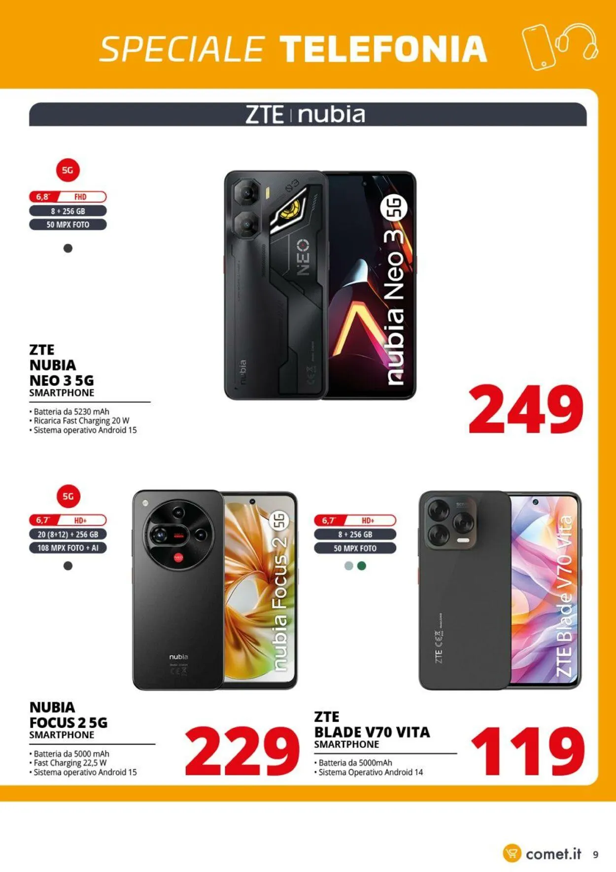 Comet Volantino attuale da 6 giugno a 18 giugno di 2025 - Pagina del volantino 9