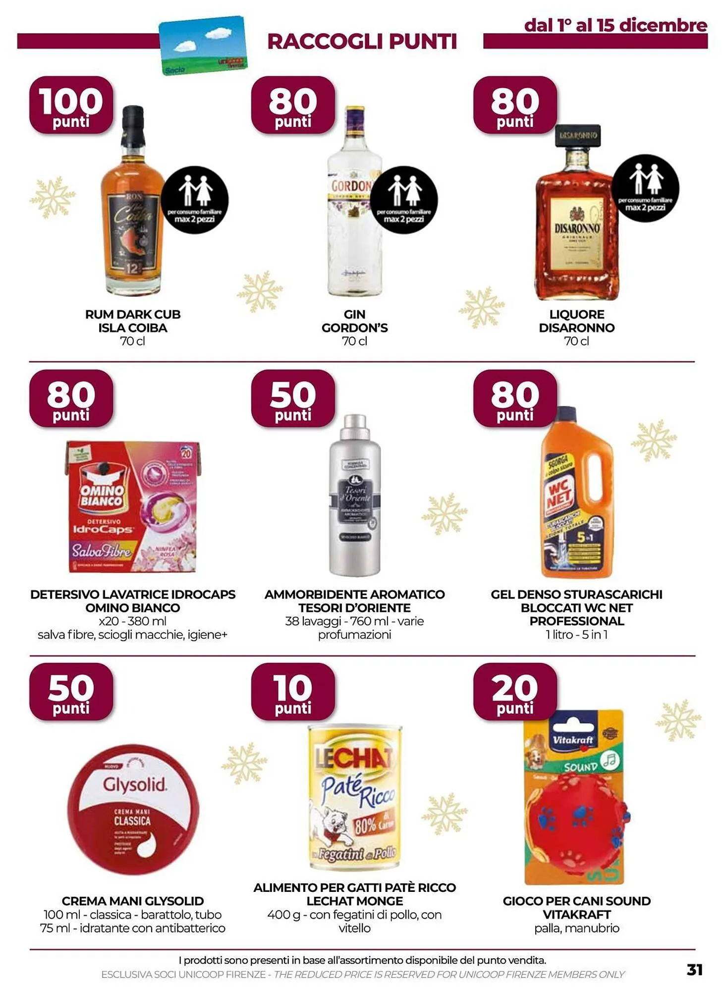 Volantino Unicoop da 4 dicembre a 15 dicembre di 2025 - Pagina del volantino 31