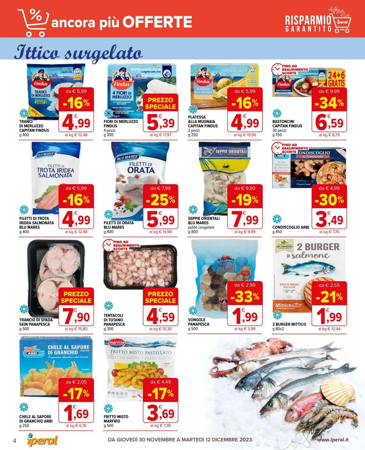 Iperal Volantino attuale da 30 novembre a 14 dicembre di 2023 - Pagina del volantino 4