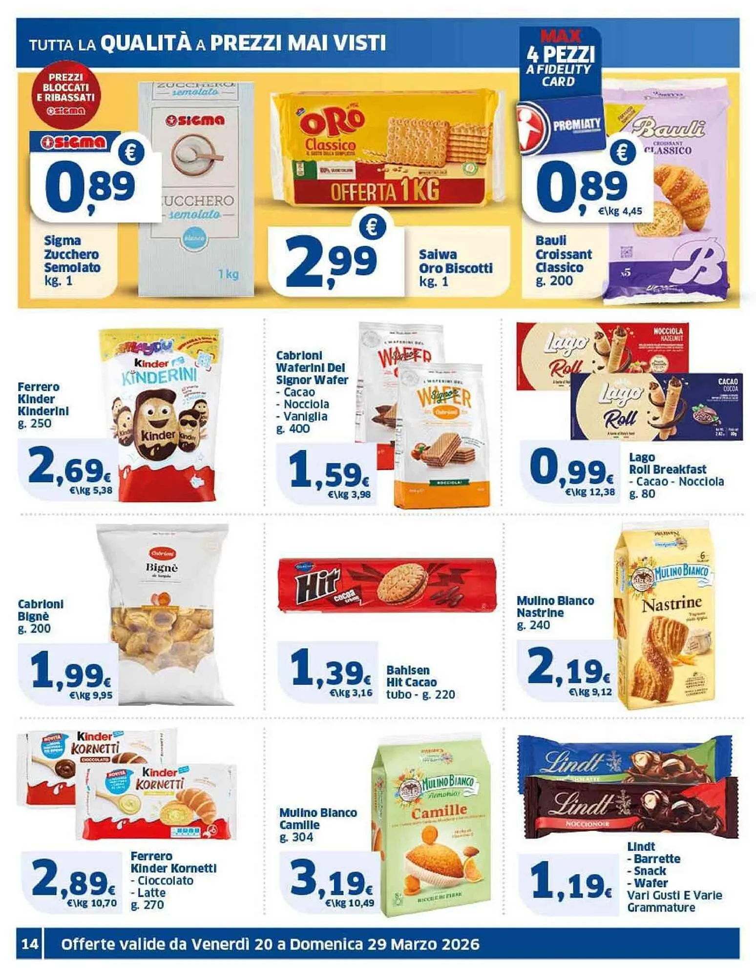 Volantino Sigma da 20 marzo a 29 marzo di 2026 - Pagina del volantino 14