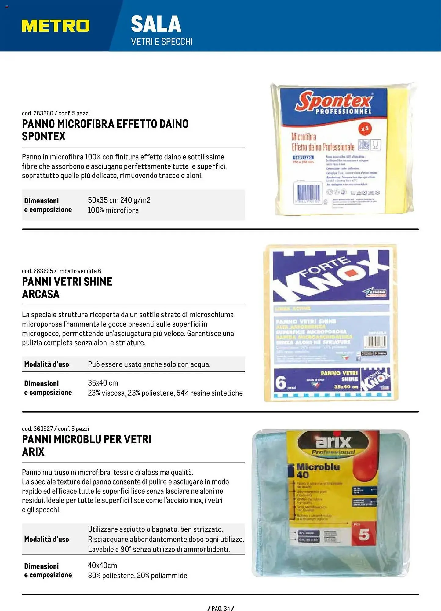 Volantino Metro da 7 gennaio a 31 dicembre di 2026 - Pagina del volantino 34