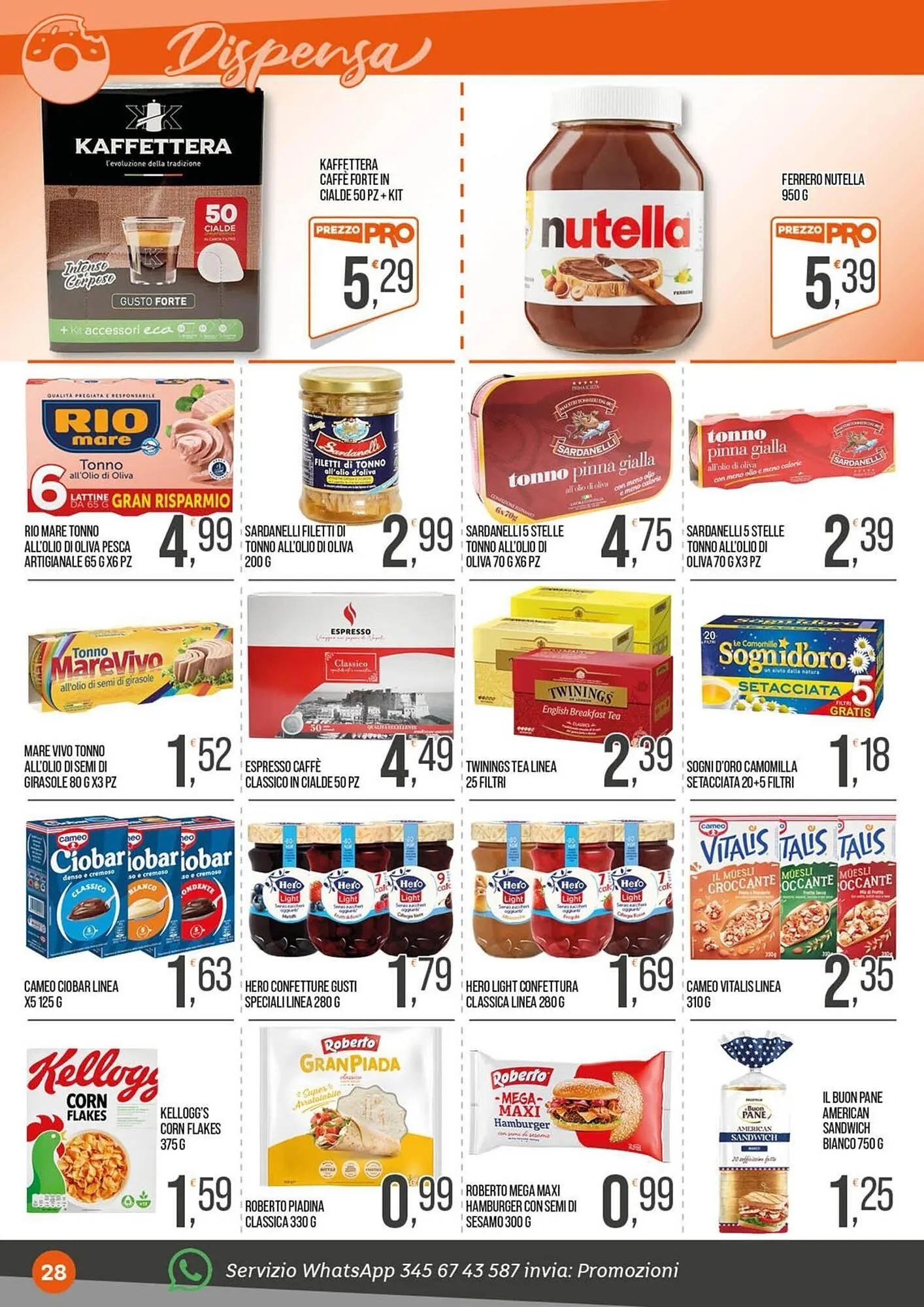 Volantino Cash pro da 20 ottobre a 2 novembre di 2025 - Pagina del volantino 28