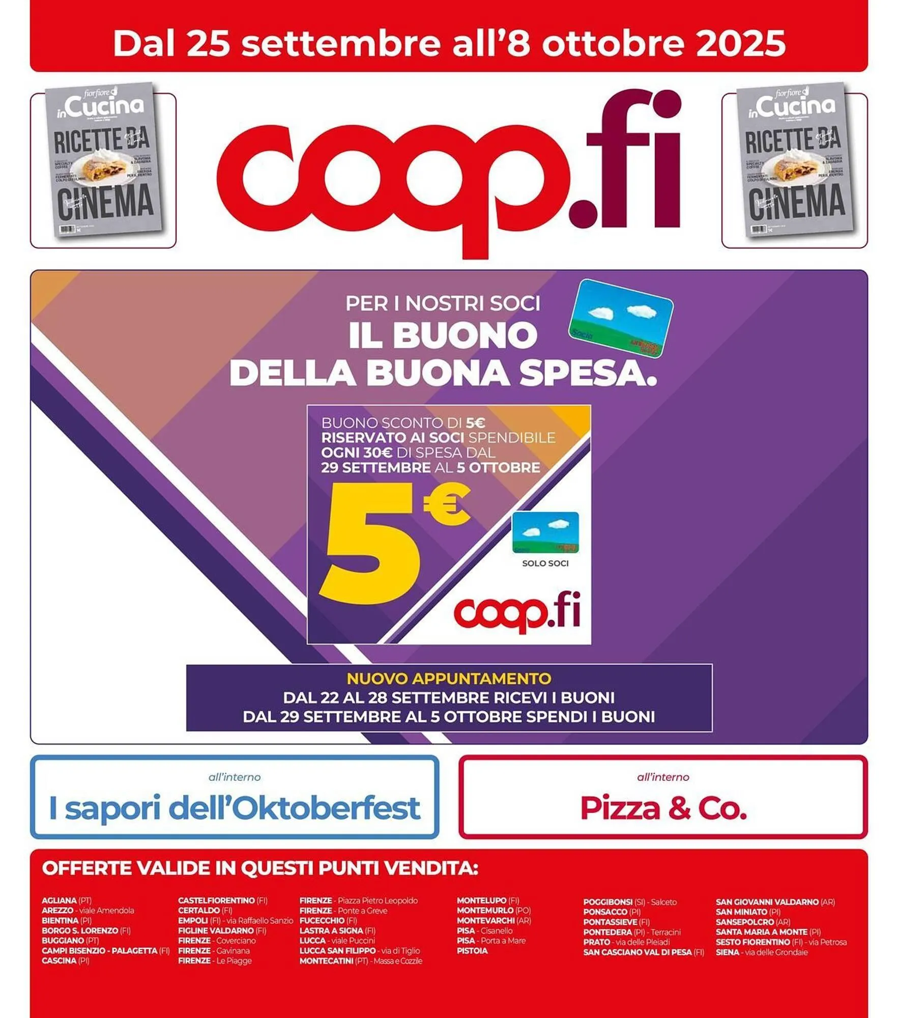 Volantino Unicoop da 25 settembre a 8 ottobre di 2025 - Pagina del volantino 1