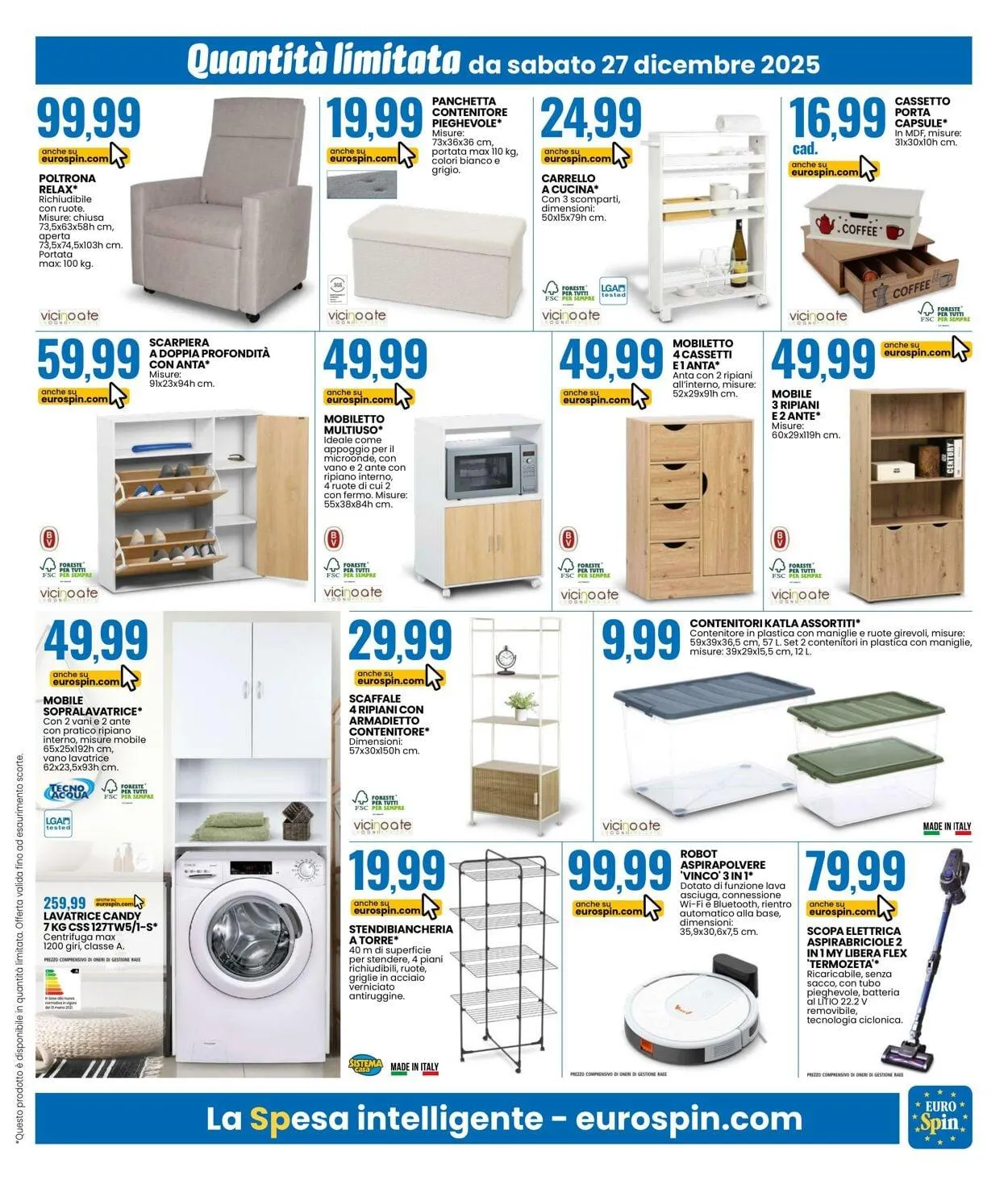 EURO Spin Volantino attuale da 27 dicembre a 4 gennaio di 2026 - Pagina del volantino 9