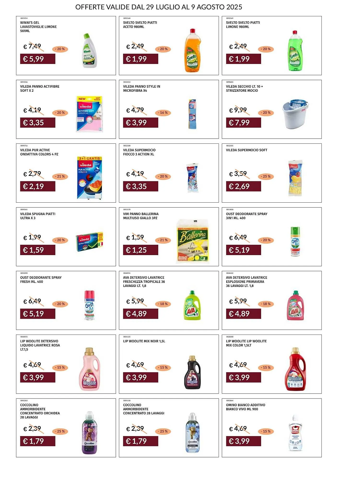Volantino Prezzemolo e Vitale da 29 luglio a 9 agosto di 2025 - Pagina del volantino 35