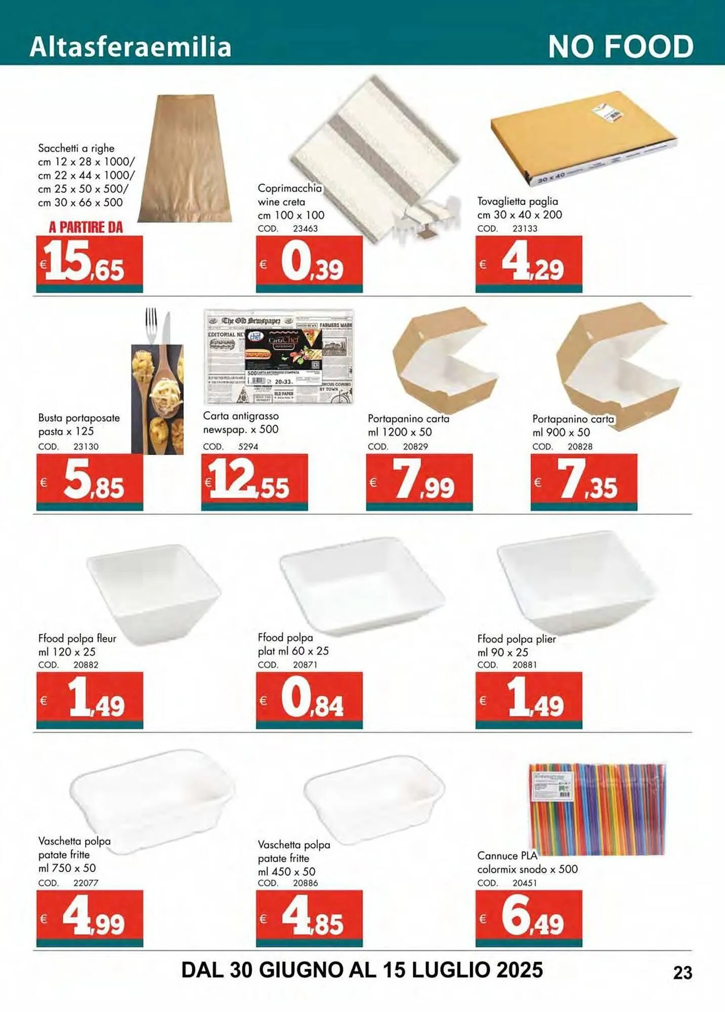 Volantino Altasfera da 30 giugno a 12 luglio di 2025 - Pagina del volantino 23