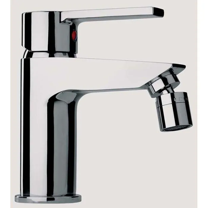 Paini Serie paris, miscelatore bidet, finitura cromata, cartuccia ceramica mm 35, piletta di scarico e raccorderia inclusa