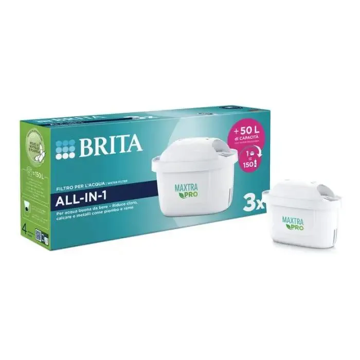 Brita maxtra pro ricambio filtro per acqua 3 pz