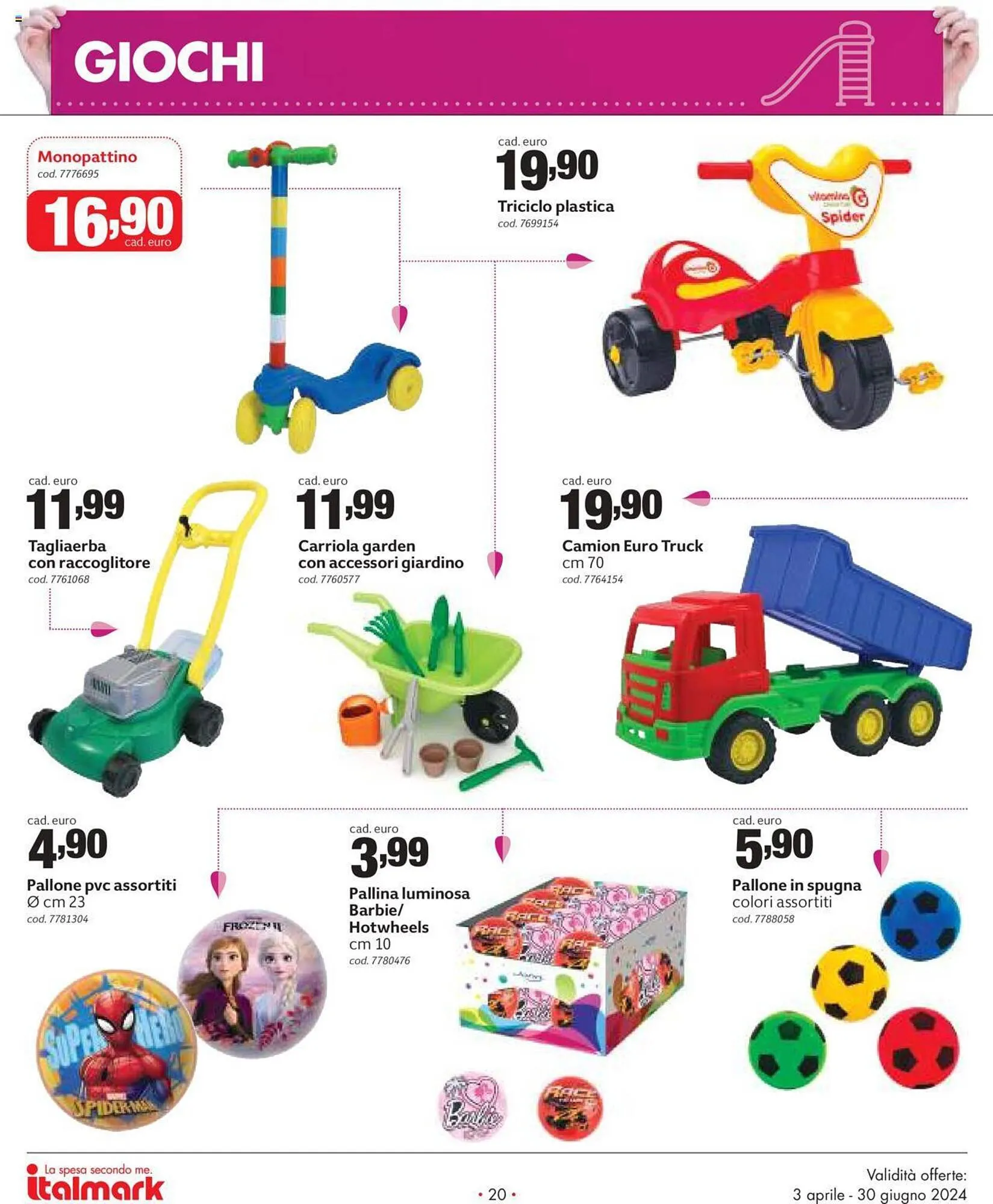 Volantino Italmark da 3 aprile a 30 giugno di 2024 - Pagina del volantino 20