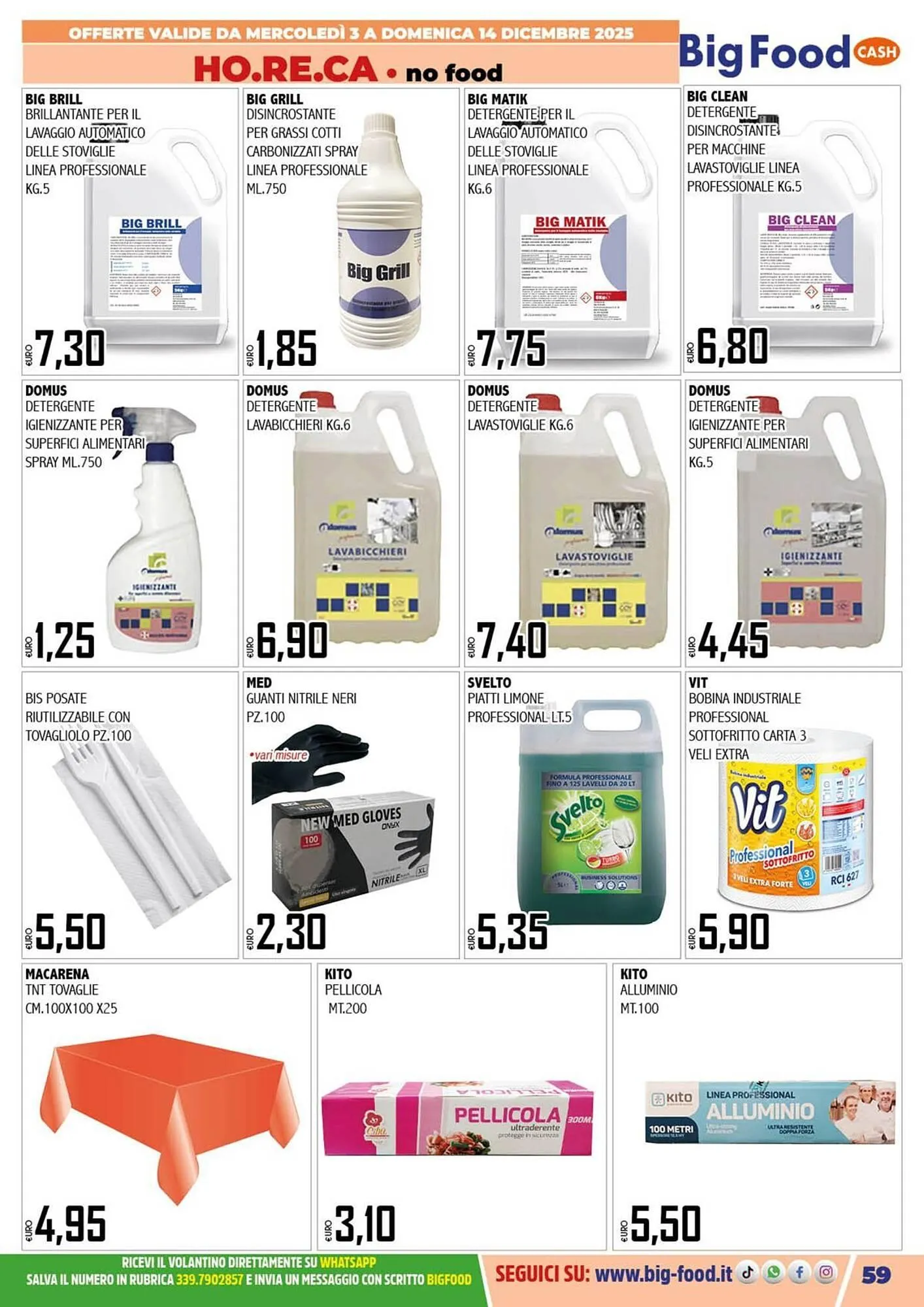 Volantino Big Food da 3 dicembre a 14 dicembre di 2025 - Pagina del volantino 58