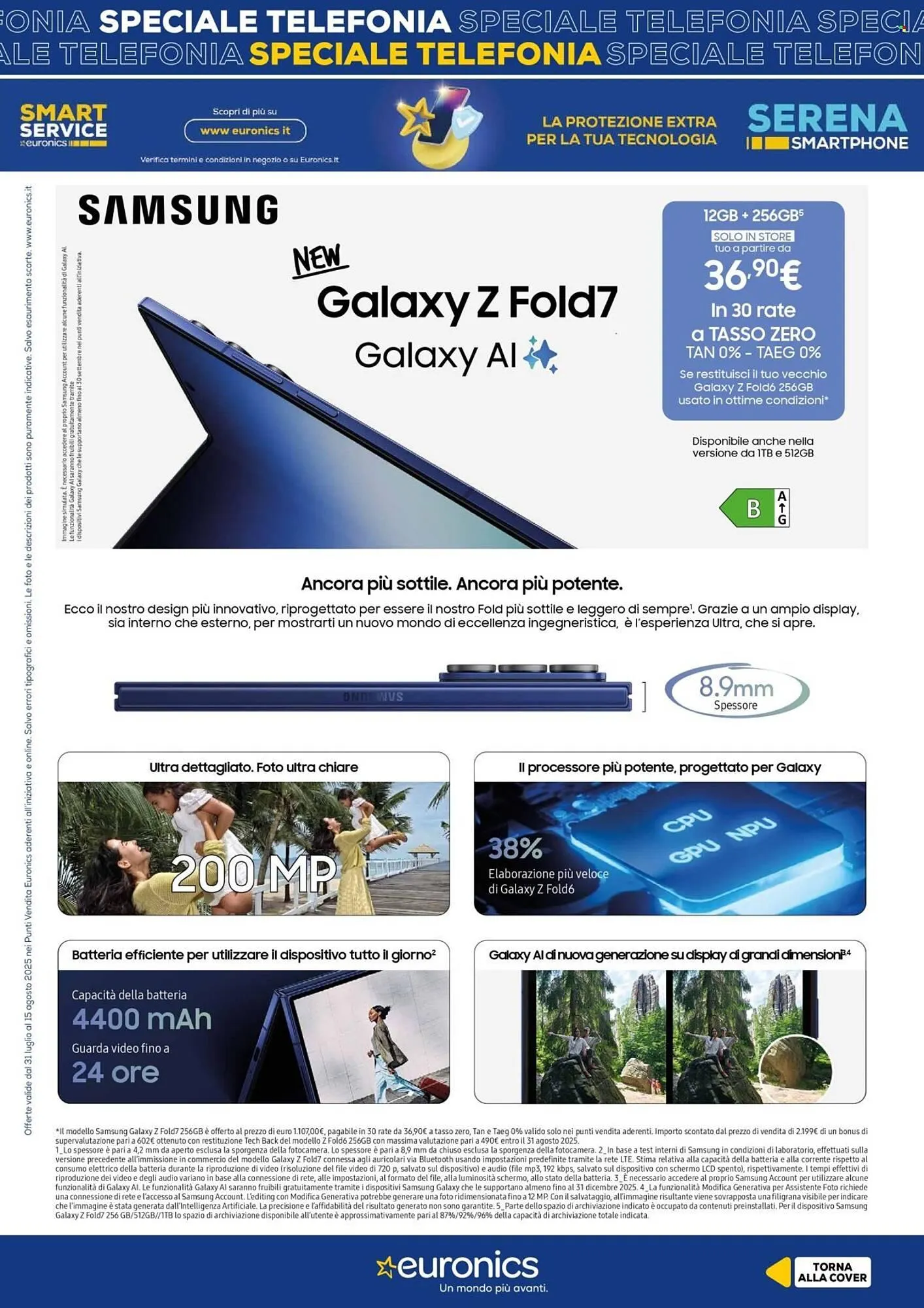 Volantino Euronics da 31 luglio a 15 agosto di 2025 - Pagina del volantino 5