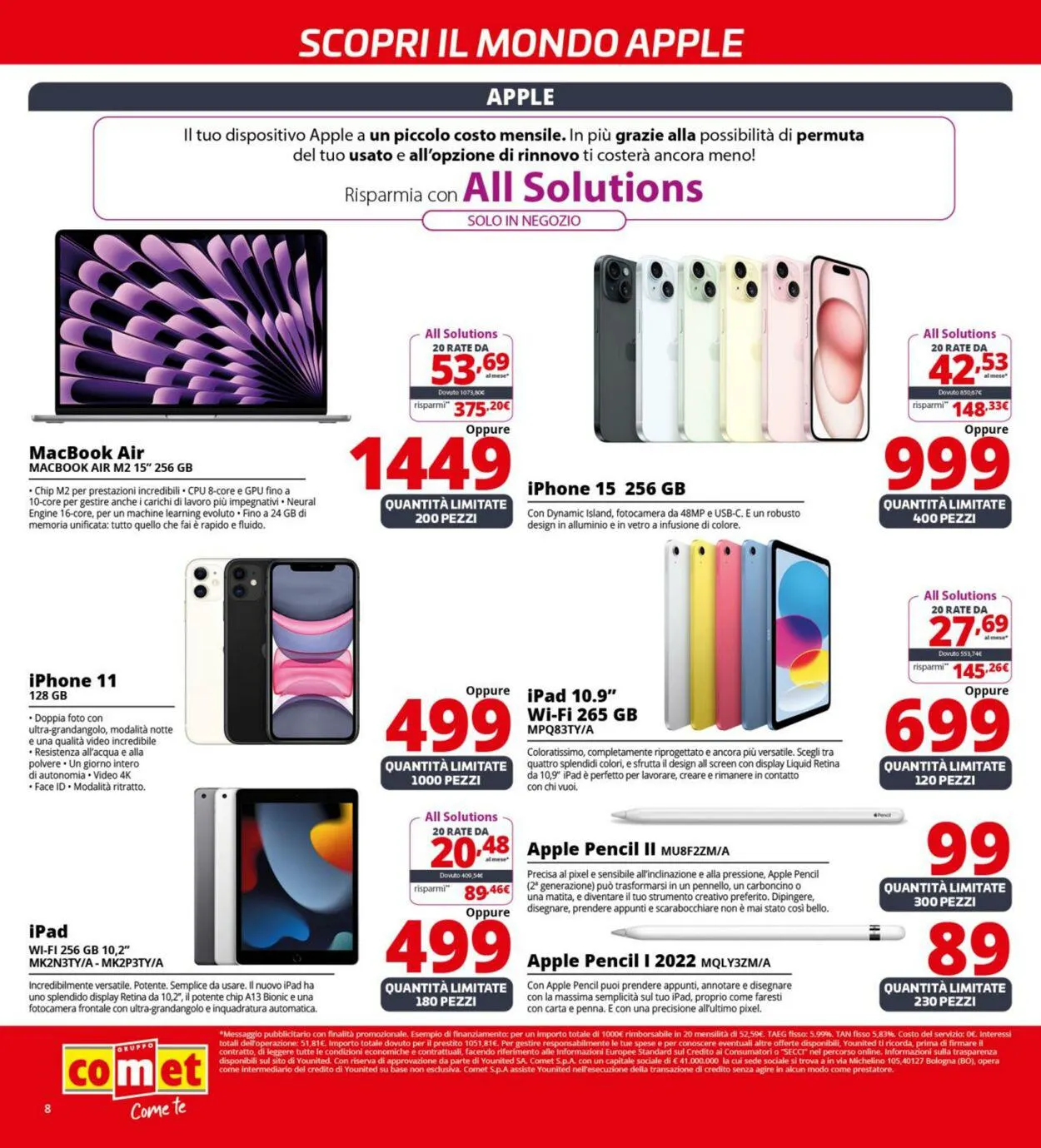Comet Volantino attuale da 1 dicembre a 7 dicembre di 2023 - Pagina del volantino 8