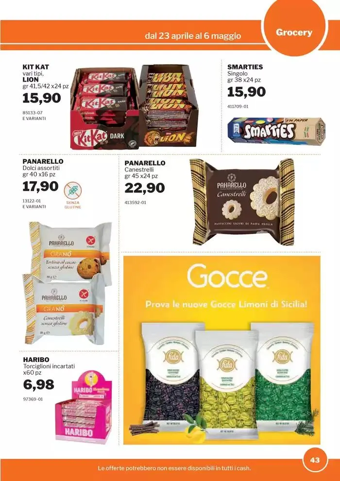 Volantino Food&Beverage da 23 aprile a 6 maggio di 2025 - Pagina del volantino 43