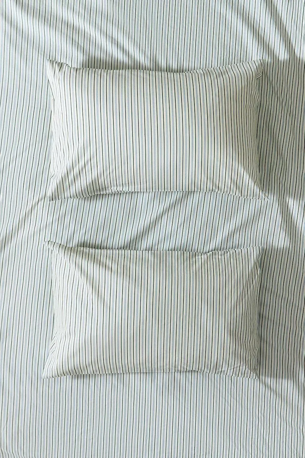 Set Copripiumino Doppio a Righe Buttermilk