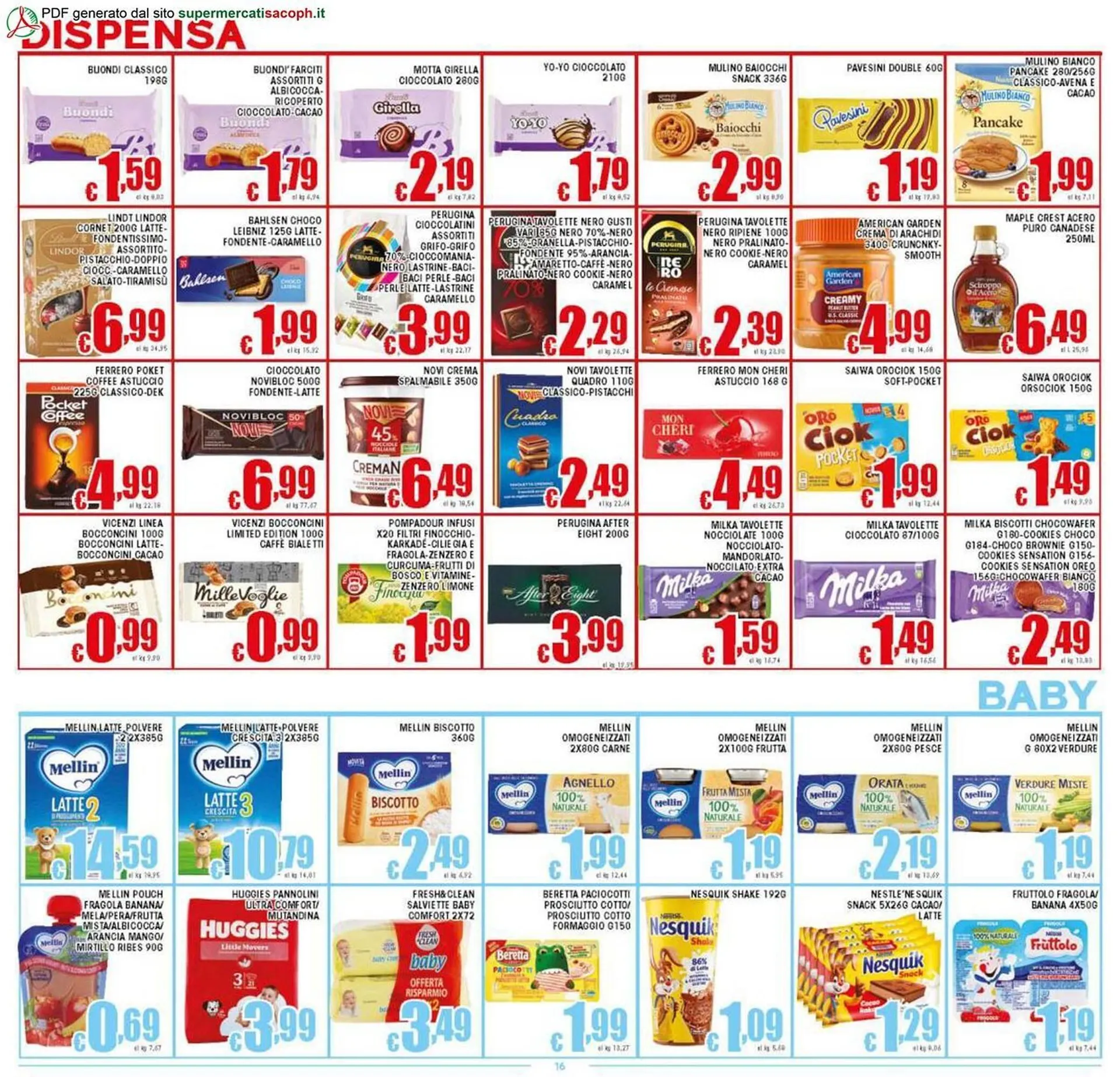 Volantino Sacoph da 17 ottobre a 28 ottobre di 2025 - Pagina del volantino 16
